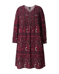 Миди платье, Red/Wine red Ulla popken