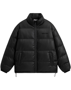 Стеганая куртка унисекс, Черный Coca-cola