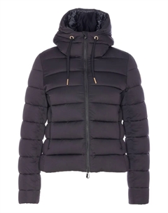 Стеганая куртка с капюшоном, черный Save the duck