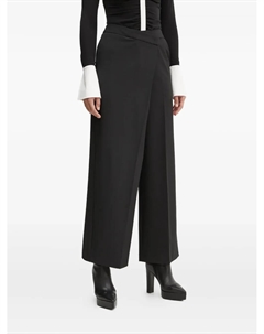 Брюки с запахом, черный Karl lagerfeld