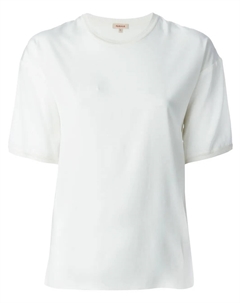 Блузка с круглым вырезом, белый Parosh