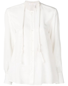 Блузка со шнуровкой, белый Chloe