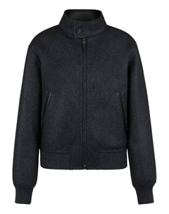 Шерстяной бомбер, черный Tod's