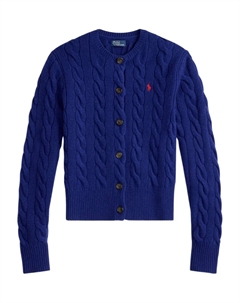 Кардиган фактурной вязки, синий Polo ralph lauren