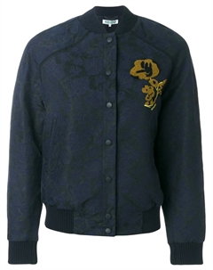 Куртка-бомбер с цветочным узором, синий Kenzo