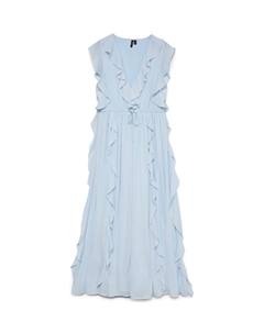 Макси платье VMCarmen, Light blue Vero moda
