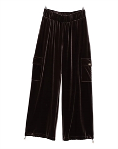 Вельветовые брюки-карго, коричневый Liu jo