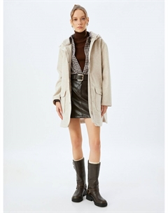 Демисезонное пальто, Beige Koton