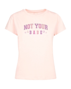 Футболка Girl Power Not Your Babe Internationaler Frauentag, Rose F4nt4stic