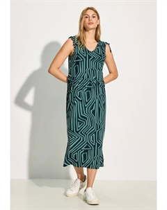Платье из джерси с принтом, зеленый Cecil