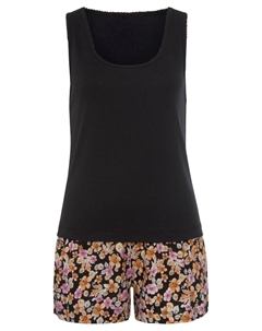 Короткий пижамный комплект, Black Vivance