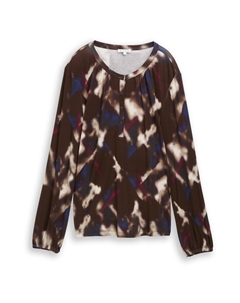 Лонгслив, Brown/Light brown Tom tailor