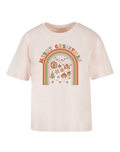 Футболка Merry Christmas Cozy Vibes, Pink F4nt4stic