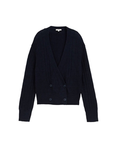 Вязаный кардиган, marine blue Tom tailor