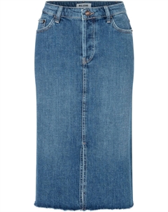 Миди юбка, Blue denim Mac