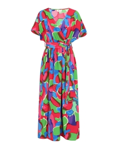 Миди платье, Mixed colors Izia