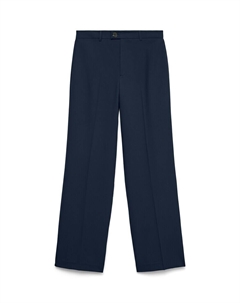 Обычные плиссированные брюки VMTEXAS, Navy Vero moda