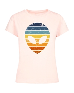 Футболка Alien Sonnenuntergang Retro, Pink F4nt4stic