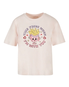Футболка Time Fries when I am with you Valentinstag, Rose F4nt4stic