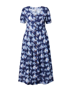 Платье-рубашка, marine blue/Light blue Ulla popken