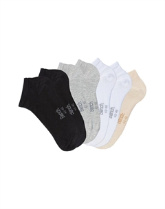 Носки, Beige/mottled grey/Black/White Bench