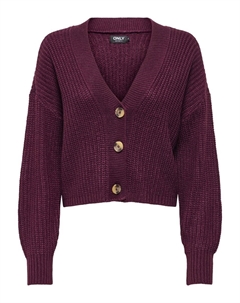 Вязаный кардиган ONLCAROL, Dark purple Only