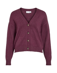 Вязаный кардиган VIRIL, Aubergine Vila