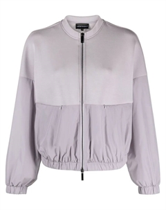 Бомбер со вставками, фиолетовый Emporio armani