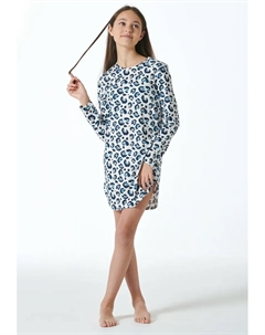 Ночная рубашка с модным леопардовым узором, кремовый Schiesser
