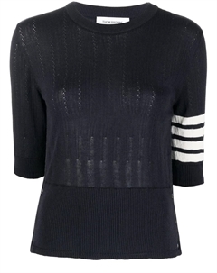 Топ с полосками, синий Thom browne