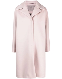 Однобортное пальто из смесовой шерсти, розовый Herno