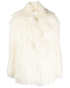 Шуба Liza из искусственного меха, белый The frankie shop