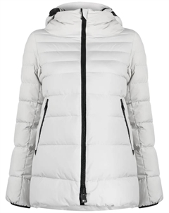 Пуховик на молнии с высоким воротником, серый Herno