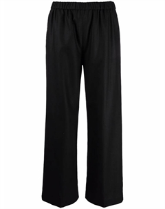 Широкие брюки с завышенной талией, черный Aspesi
