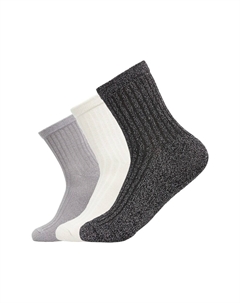 Носки, Light grey/mottled black/Wool white Comma,