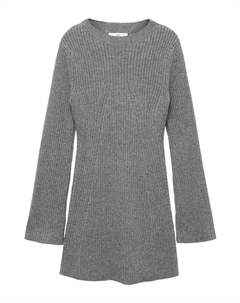 Вязаное платье Kiki, mottled grey Mango