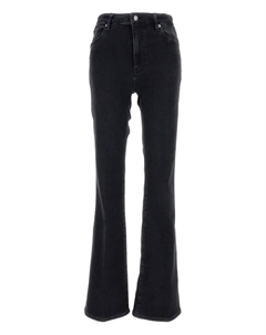 Расклешенные джинсы, черный Frame