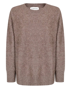 Свитер с круглым вырезом, коричневый Parosh