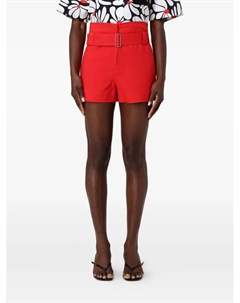 Шорты с поясом и строгим кроем, оранжевый Msgm