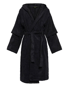 Халат с капюшоном, черный Off-white