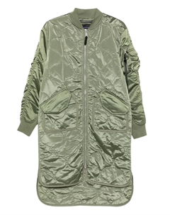 Стеганая куртка на молнии, зеленый Alpha industries