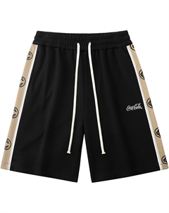 Повседневные шорты унисекс, Черный (Ледяной шелк) Coca-cola