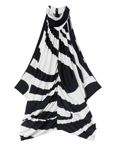 Топ без рукавов с принтом "мармо", черный Pucci