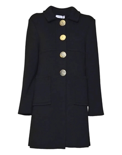 Однобортные пальто на пуговицах, черный Charlott