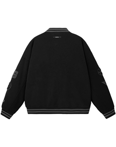 Бейсбольная куртка унисекс, Черный Coca-cola