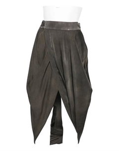 Асимметричная юбка, серый Uma wang