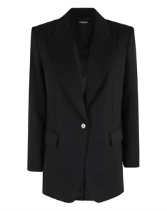 Однобортный пиджак, черный Dondup