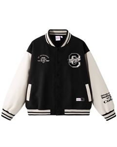 Бейсбольная куртка унисекс, Черный Coca-cola