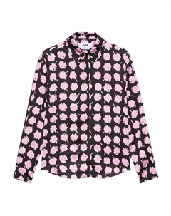 Рубашка с цветочным принтом, коричневый Msgm