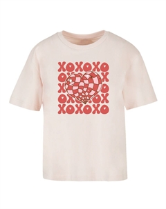 Футболка XOXO Herz Love, Pastel pink F4nt4stic